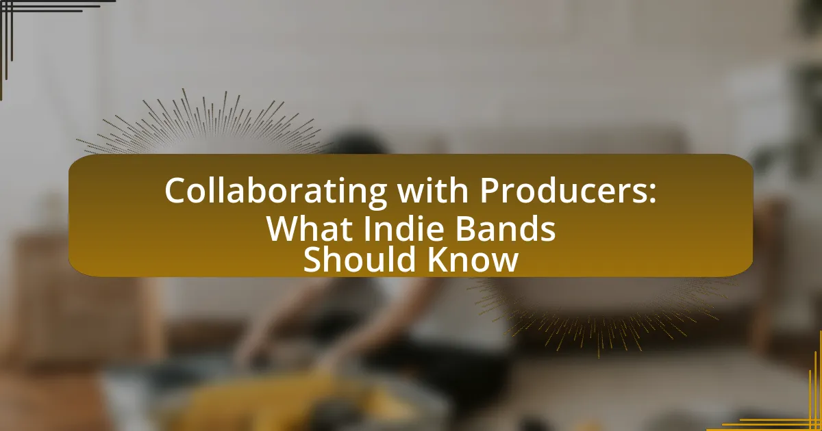 Collaborating with Producers: What Indie Bands Should Know