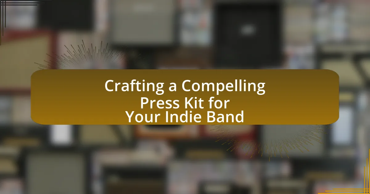 Crafting a Compelling Press Kit for Your Indie Band