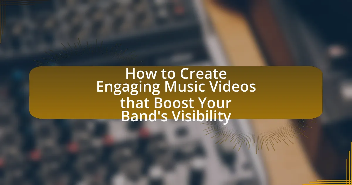 How to Create Engaging Music Videos that Boost Your Band’s Visibility