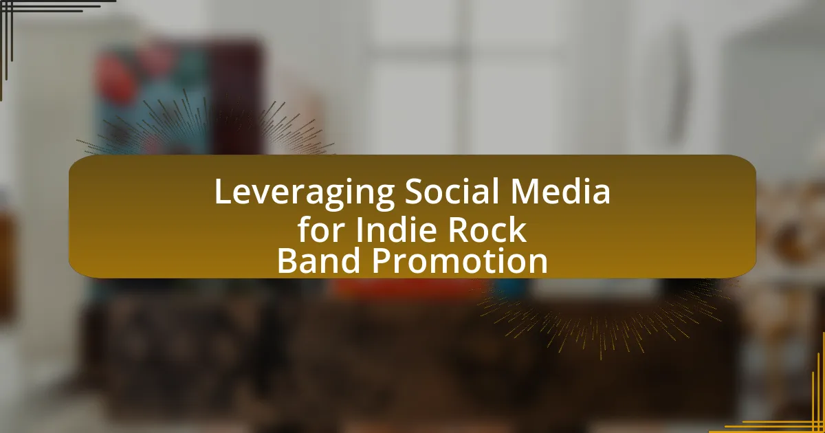 Leveraging Social Media for Indie Rock Band Promotion