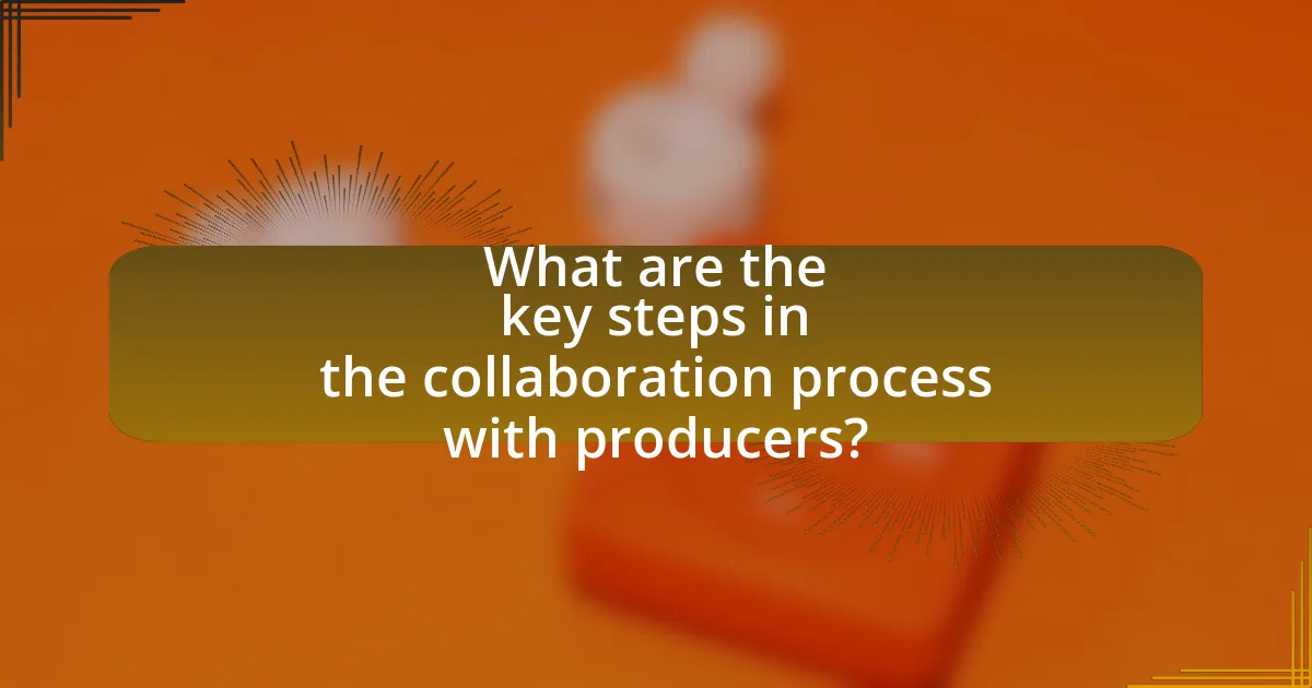 What are the key steps in the collaboration process with producers?