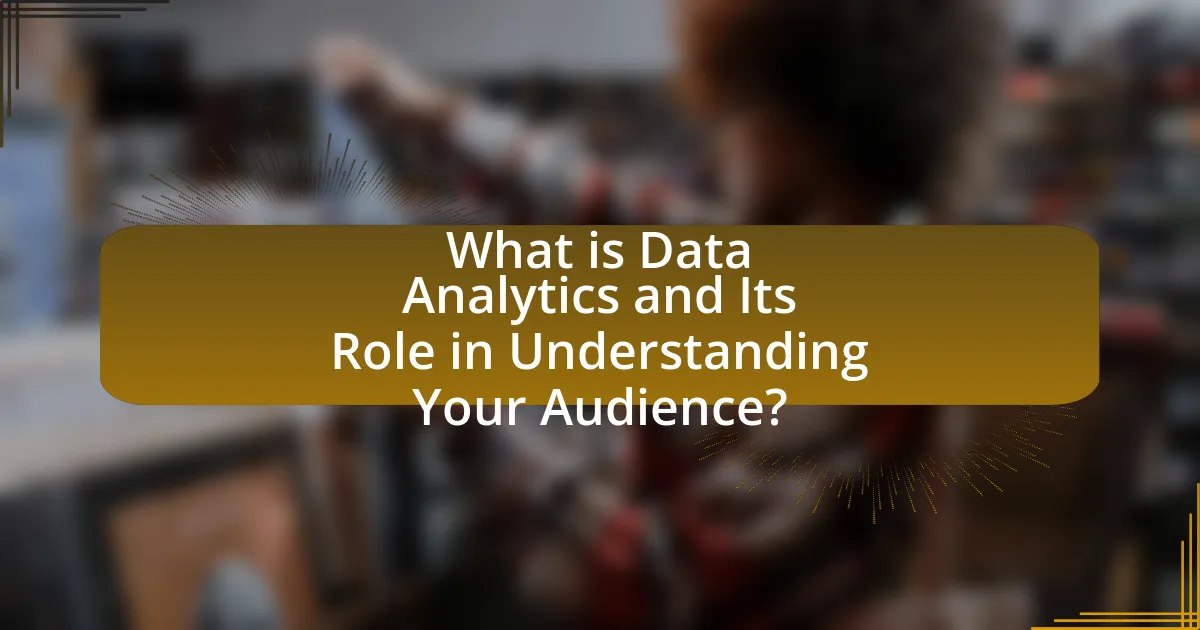 What is Data Analytics and Its Role in Understanding Your Audience?